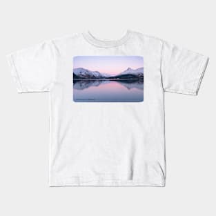 Winter sunset over Loch Leven, Scotland Kids T-Shirt